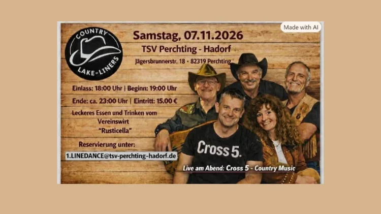 Eventbild: Line Dance Party mit Cross 5