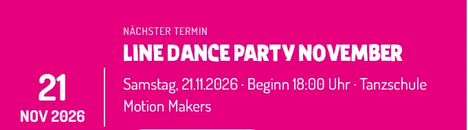 Eventbild: MotionMakers Line Dance Party