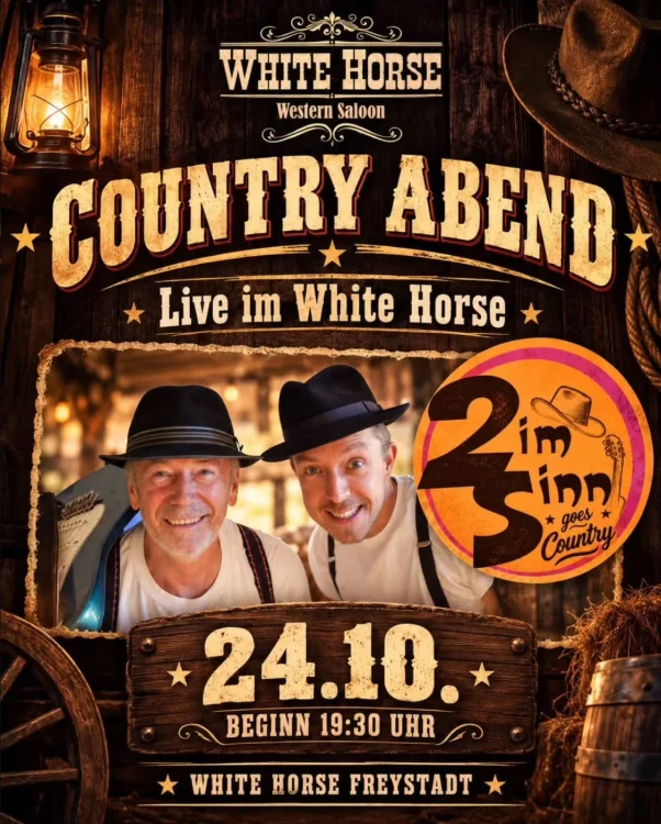 Eventbild: Country-Abend mit 2 im Sinn goes Country