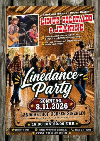 Eventbild: Linedance-Party mit Linus Colorado & Jeanine