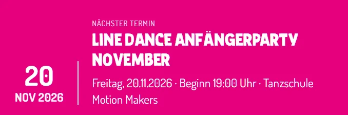 Eventbild: MotionMakers Line Dance Anfängerparty