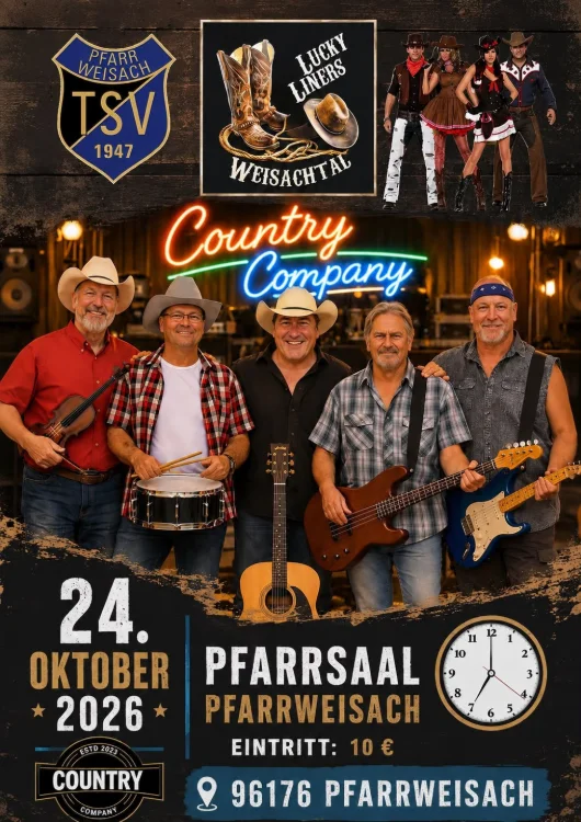 Eventbild: Countrymusic Linedanceparty